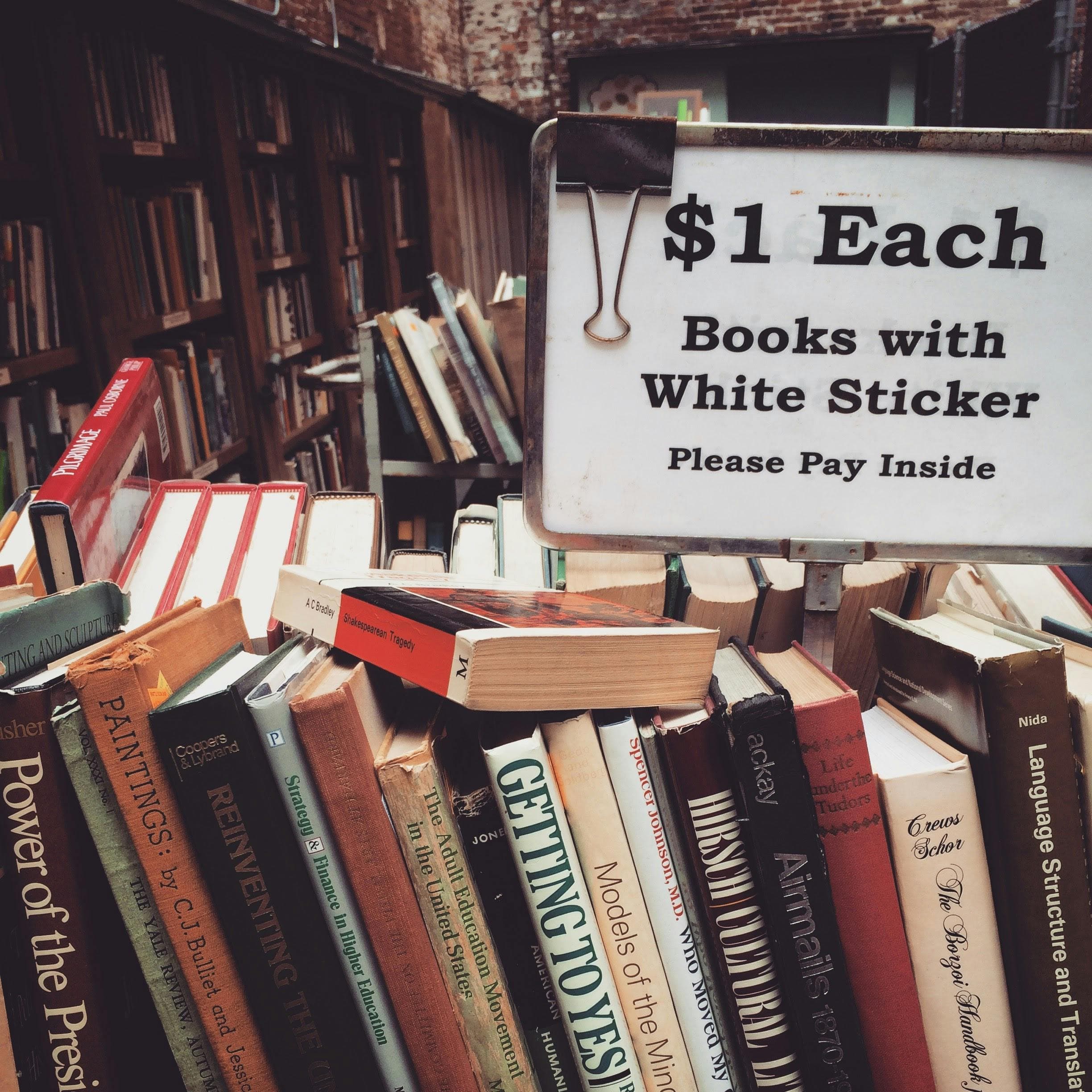 Curated selection of art books