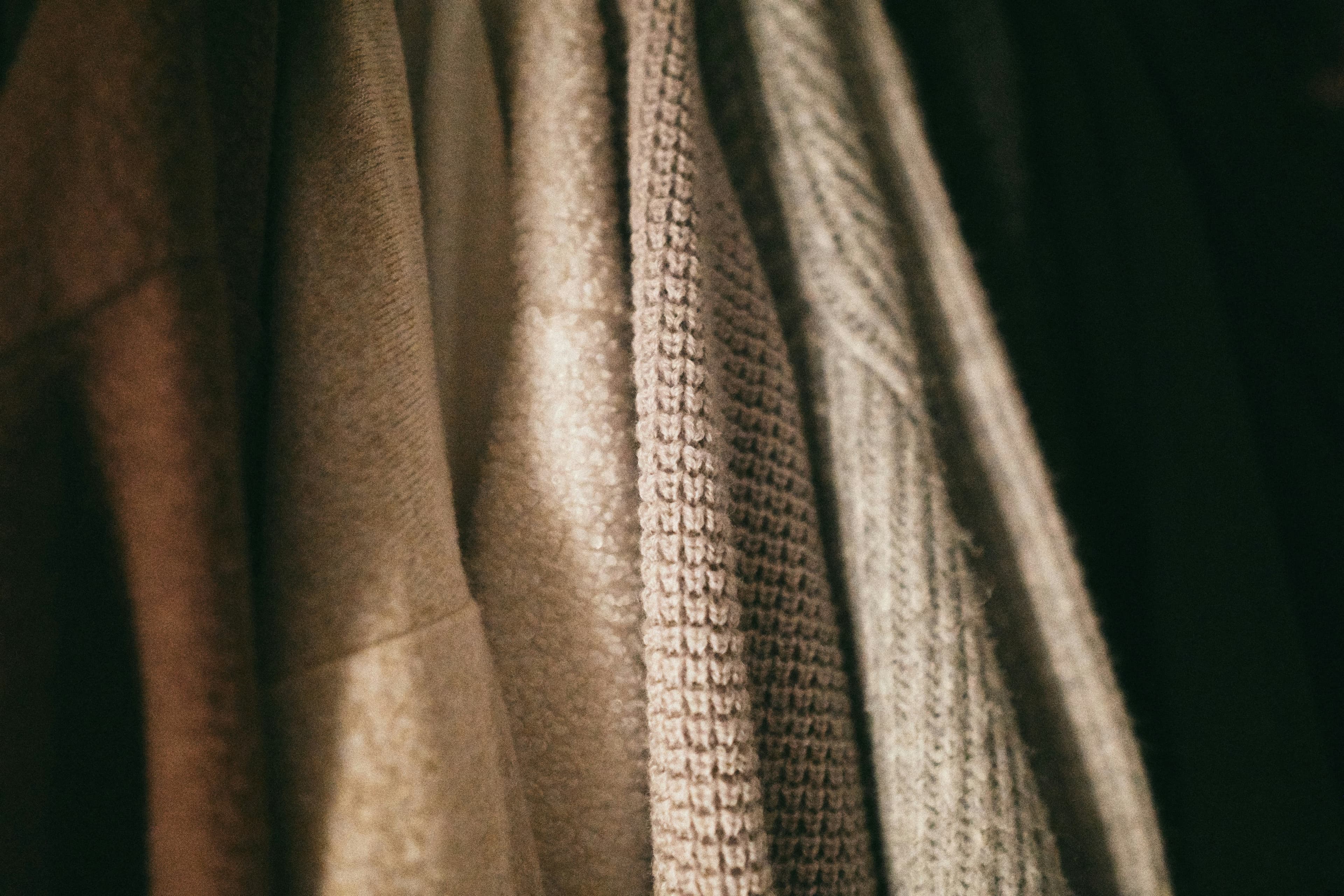Cream cashmere crewneck sweater