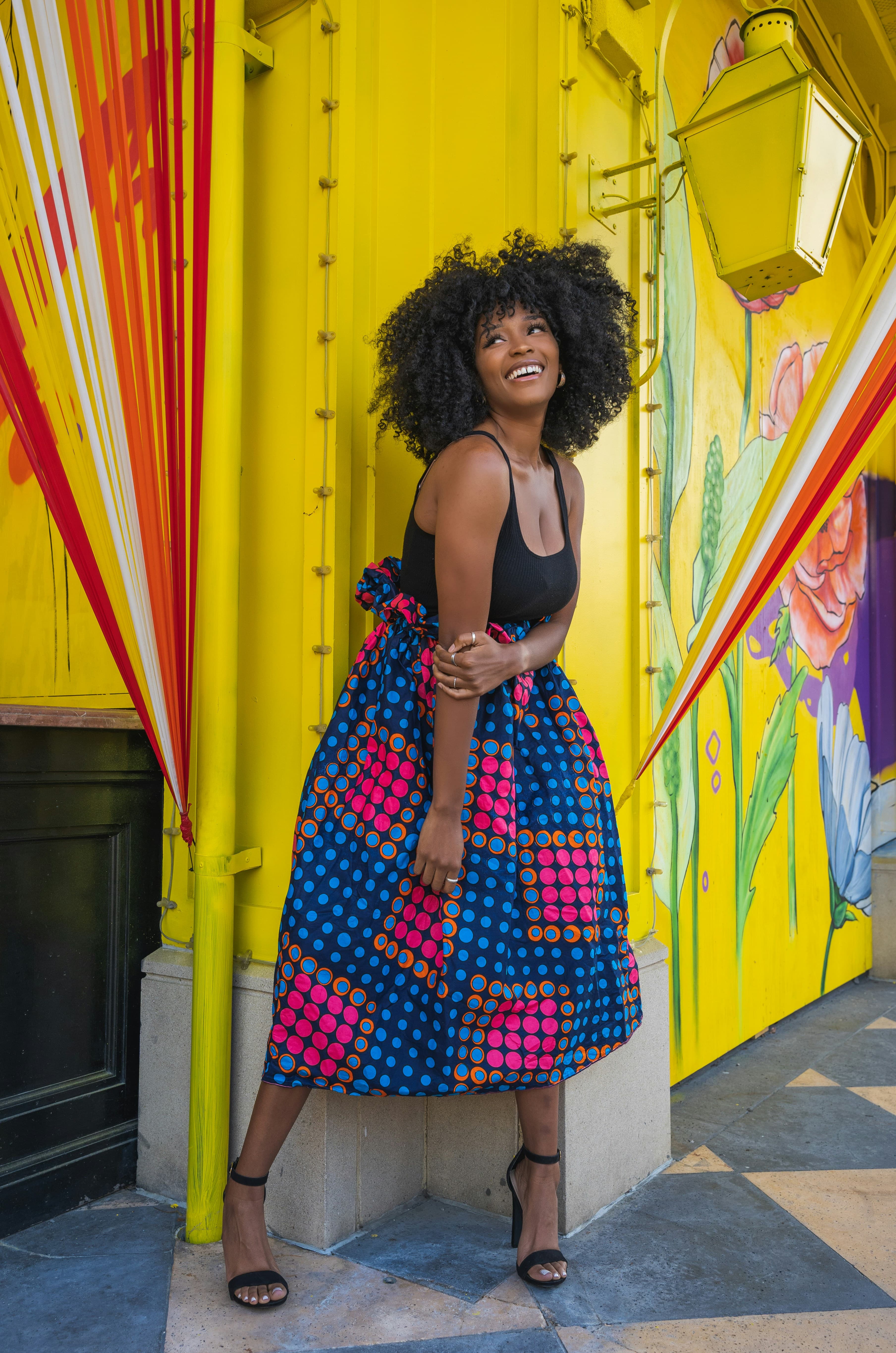 Plum velvet midi skirt